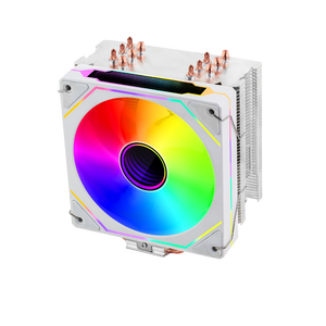 Enfriador de CPU de Aluminio RGB con 6 Tubos de Calor, Rodamiento Fluido, Silencioso de 26dba, 4 Pines PWM, Disipador de Calor para Procesadores LGA2011 1200/1700 115X AM4 - Product Image 5