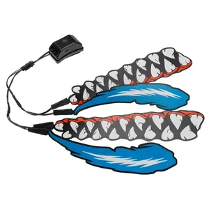 Bande lumineuse LED pour casque de moto à 3 modes clignotants, signalisation nocturne, autocollant lumineux modifié - Product Image 2