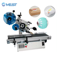 Étiqueteuses manuelles semi-automatiques pour petites entreprises Bouteilles d'eau plates carrées rondes Bocal Can Opp Label Sticker Applicator