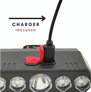 Linterna Frontal LED de Cinco Leds, Recargable por USB, para Uso Doméstico, Externa, COB, Resistente al Agua, Ideal para Pesca - Product Image 2