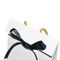 Caja de Papel Lista para Enviar, Embalaje Plegable, Cartón para Venta al por Menor, Embalaje Blanco, Caja de Cartón con Cierre de Velcro para Regalos