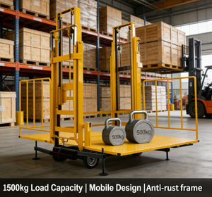 รถกระเช้าไฮดรอลิกไฟฟ้า รับน้ำหนัก 1000 กิโลกรัม สำหรับยกของในแนวตั้งในคลังสินค้าขนาดเล็กและพื้นที่อยู่อาศัย - Product Image 2