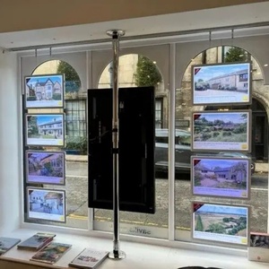 A4 <b>Led</b> Light Box Square Shape Acrylic Hanging Advertising Real Estate Magnetic Frame Acrylic Panel Backlit <b>Led</b> Light Box - Product Image 3