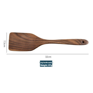 Spatule en <span class=keywords><strong>bois</strong></span> de <span class=keywords><strong>teck</strong></span>, ustensiles de cuisine spécifiques, cuillère en <span class=keywords><strong>bois</strong></span> antiadhésive, ustensiles de cuisine, ensemble Lovewood, résistant à la chaleur - Product Image 5