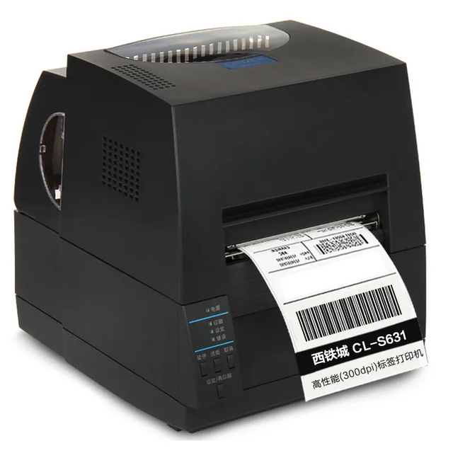 Citizen Printer CL-S631 4 Inch 112mm Desktop Thermal Transfer Label Barcode Ribbon Washed Mark Printer for Industry Logistic