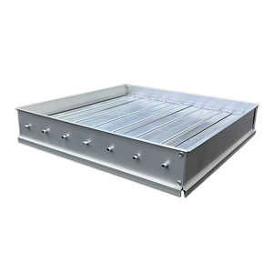 Rejilla de Ventilación de Aluminio para HVAC, de Una o Dos Persianas, <span class=keywords><strong>con</strong></span> Control de Volumen, para Ductos de Humo - Product Image 2
