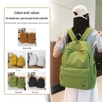 Sac à dos de style universitaire grande capacité pour étudiantes, idéal pour le collège et le lycée, vente en gros directe usine OEM