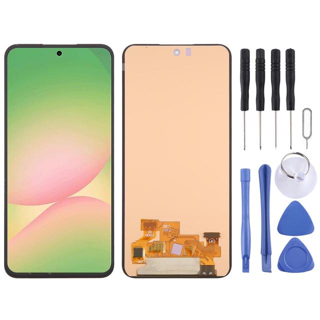 Phone 6.67 Inch OLED LCD Screen Digitizer Full Assembly for Galaxy A56 SM-A566B Repair Parts