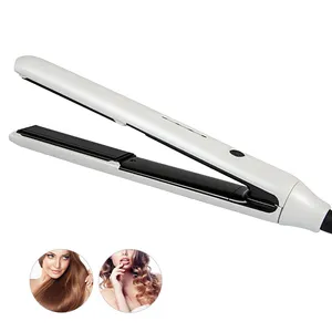 Fashion convenient operated LED display electric hair straightener and curling iron