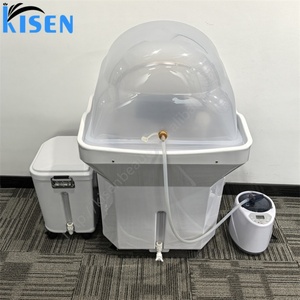 อ่างสระผมเคลื่อนที่ KISEN รุ่นใหม่ล่าสุด พร้อมระบบนวดและไฮโดรเทอราปี แบบไม่ใช้ท่อ พร้อมถังเก็บน้ำ - Product Image 1