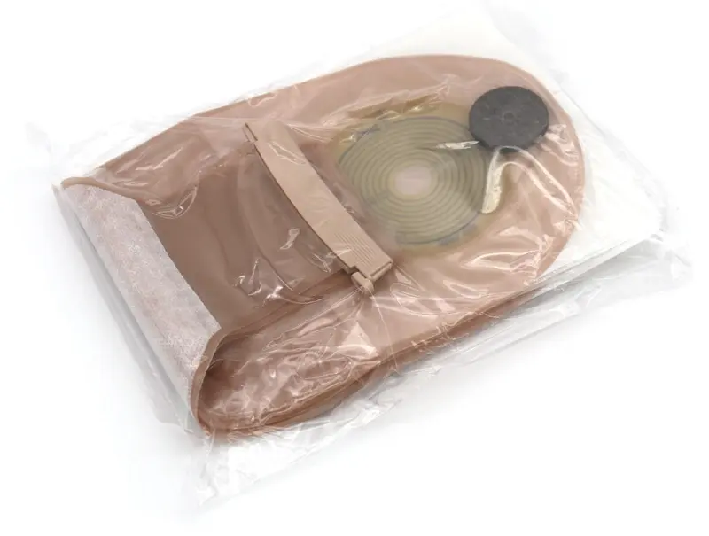 Ovand020 60mm One-piece Ostomy Bag Medical Drainable Pouch Disposable Colostomy Bag for Stoma