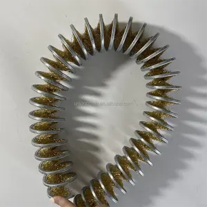 Messingdraht Spule Feder bürste Kette Reinigungs bürste Aluminium Coil Strip Brush für Industrie