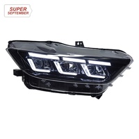 Pour remplacement de l'ensemble de phares Mustang 2015-2017, feux de jour LED modifiés, clignotants séquentiels, 12 V 55 W