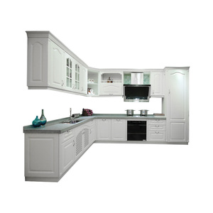 Moderno personalizado diseño antiguo blanco regalo de gabinete de <span class=keywords><strong>cocina</strong></span> de madera para el hogar - Product Image 3