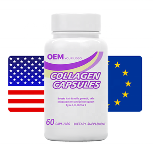 Cápsulas de Colágeno Veganas OEM 100% a Base de Plantas, Cumplen con la Normativa de la UE, Marca Vegana, Etiquetas Personalizadas Multilingües - Product Image 1