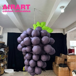 Grappolo d'uva gonfiabile gigante viola per decorazioni di centri commerciali, grappolo d'uva gonfiabile personalizzato per esposizioni del Festival del Raccolto - Product Image 4