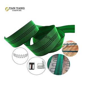 Yanyang sofa <span class=keywords><strong>Webbing</strong></span> vành đai bán buôn 5cm 7cm ban nhạc băng mạnh mẽ nặng màu xanh lá cây đồ nội thất đàn hồi webbings - Product Image 1