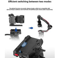 Trépied vidéo professionnel en alliage d'aluminium avec tête fluide rotative à 360 degrés, capacité de charge de 22 lb, compatible avec
