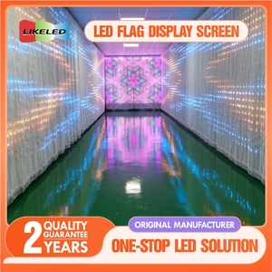 P1.2/p1.5 bay không người lái hiển thị bay LED lưới trong suốt Màn hình hiển thị phim có thể gập lại LED ma thuật thảm Màn hình Hologram bay hiển thị - Product Image 5