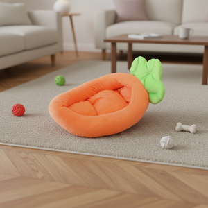 سرير كلاب قابل للفصل والغسل على شكل موزة كرتونية، سرير حيوانات أليفة ناعم ومريح - Product Image 5