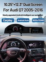 Tableau de bord numérique pour voiture, autoradio Android, écran LCD, compteur de vitesse pour AUDI Q7 2005-2016, tableau de bord virtuel, cockpit, Carplay