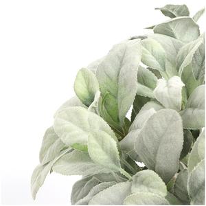 أوراق اصطناعية فاخرة كبيرة الحجم من البلاستيك الصديق للبيئة 35 سم، مستلزمات حدائق، ديكور منزلي، زينة نباتية واقعية للمطاعم - Product Image 5