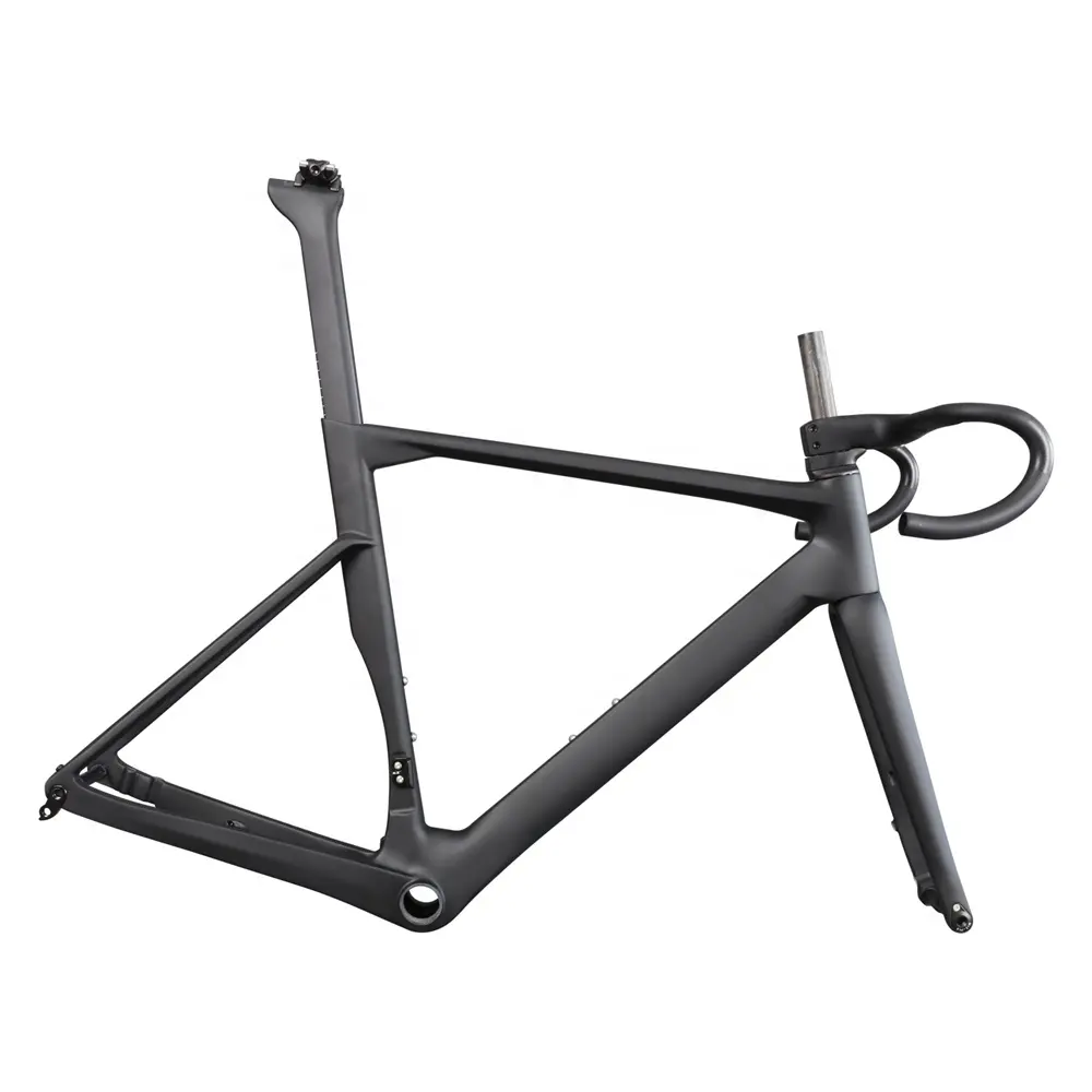 Light Carbon 700C BB86 Disc Brake UD Matt Carbon Fiber Road Bike Frame