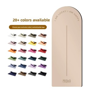 Tapete de Yoga Ovalado de Caucho Natural, Profesional, Antideslizante, Absorbente de Impactos, con Línea de Guía para <span class=keywords><strong>Asanas</strong></span>, 5mm de Grosor - Product Image 3