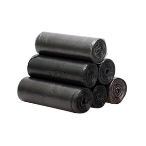 Custom Heavy Black <b>Plastic</b> Custom Printed <b>Plastic</b> Trash Garbage Bag in <b>Roll</b> 60 Gallon Garbage Kitchen Trash Bags - Product Image 1