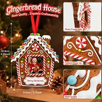 Ornamen Bingkai Foto Natal Rumah Roti Jahe Chunful 2027