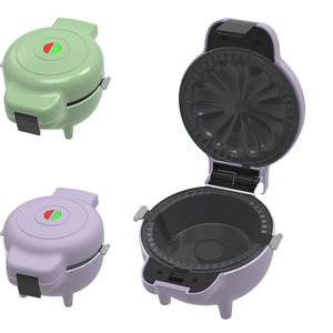 Plaque amovible à 4 portions Grill électrique Panini Press Revêtement antiadhésif Plateau d'égouttement Tough George pour Hot Dogs Option pour assiette - Product Image 6