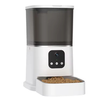 Distributeur automatique intelligent 5L pour animaux de compagnie (chats et chiens) avec batterie rechargeable, écran LCD et application – Écologique et programmable pour aliments secs