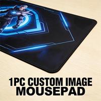 Tapis de souris personnalisé en gros avec logo imprimé, imperméable, en caoutchouc, pour jeux vidéo, anti-rayures, tapis de souris personnalisé pour ordinateur