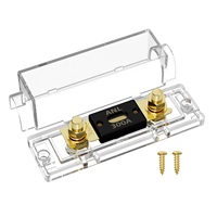 Bloc de fusibles ANL résistant aux hautes températures, 0/2/4 AWG, pour autoradio, porte-fusible ANL 300A avec couvercle transparent