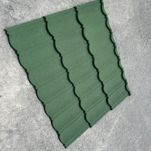 Matériaux de construction extérieurs Tuiles de <span class=keywords><strong>toiture</strong></span> en métal ondulé revêtues de pierre, résistantes au feu et à la chaleur, pour les maisons africaines - Product Image 6