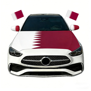 Funda <span class=keywords><strong>para</strong></span> Capó de Coche <span class=keywords><strong>con</strong></span> Bandera de 115x155cm, Elástica, Personalizable, de Spandex, <span class=keywords><strong>con</strong></span> Cubierta <span class=keywords><strong>para</strong></span> Espejo Retrovisor - Product Image 5