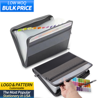 Carpeta Archivadora Expandible de Gran Capacidad con 13 Bolsillos, de Polipropileno, Tamaño A4, con Cierre, para Material Escolar y de Oficina, en Oferta