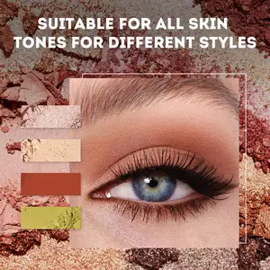 Lady'S Beauty Waterproof Private Label Glitter Makeup Eyeshadow Palette
