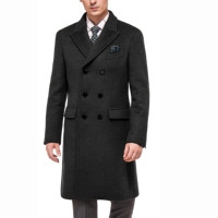 Manteau décontracté en laine pour homme 2026 - Manteau d'hiver épais et respirant pour usage professionnel