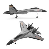 Avion RC WLtoys A100 2.4G 3CH SU27 J-11 en mousse EPP, planeur RC, pièces de drone RTF, avion de loisir extérieur facile à piloter