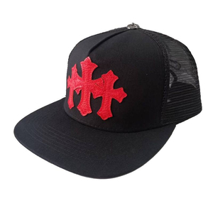 Casquette de baseball unisexe brodée style hip-hop avec visière plate et filet respirant – Tendance et élégante - Product Image 4