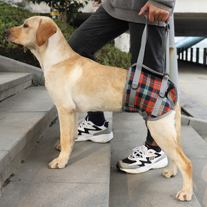 SinSky Hunde-Unterstützungsbänder Hund Hinternbein Hilfsgürtel Haustier-Rehabilitationsliftweste einstellbare Riemen für Behinderte Hunde - Product Image 1