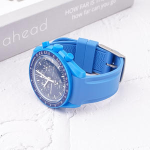 <span class=keywords><strong>Swatch</strong></span>-Bandas de silicona personalizadas, correas de repuesto de goma suave prémium de liberación rápida de 20mm, Co-sign por <span class=keywords><strong>Swatch</strong></span> - Product Image 4