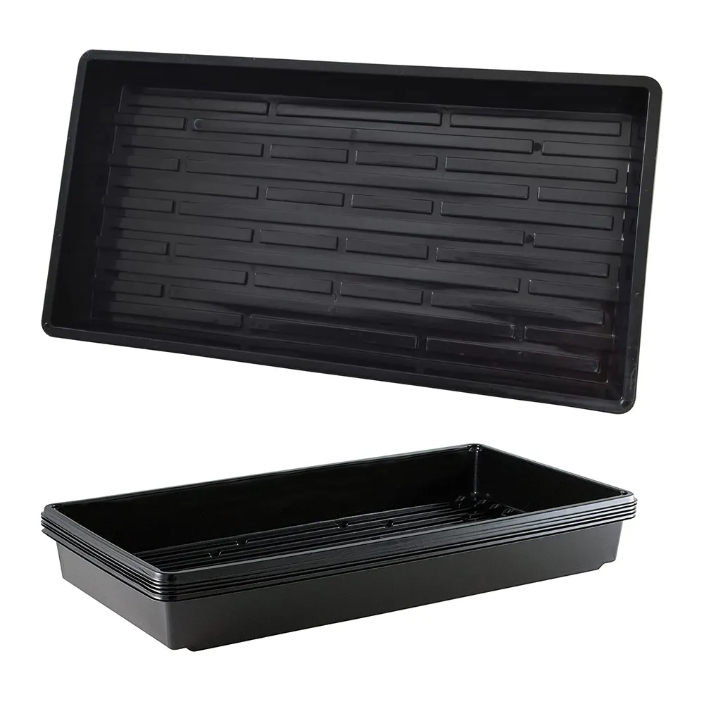 Microgreen Trays Extra Strength  Shallow Seed Starting 1020 Plant Germination Tray With Holes for Microgreens Wheatgrass