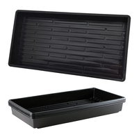 Plateaux Microgreen Extra résistants, plateau de Germination peu profond à partir de graines 1020 pour plantes avec trous pour Microgreens, herbe de blé