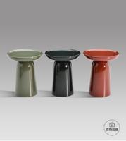 Gran oferta, moderno, minimalista, de lujo, decorativo, fibra de vidrio, pintura de Piano de alto brillo, muebles de sala de estar, mesa auxiliar, mesa de centro