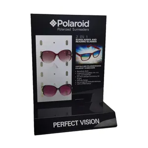 Optical Store Use Fashion Creative White and Black Acrylic Glasses Display Eyewear Display Tray