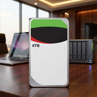 Disque dur interne NAS 6 To ST6000VN006 3,5 pouces SATA III 256 Mo de cache, disque haute fiabilité pour ordinateur de bureau