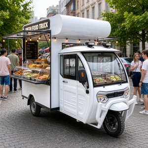 <span class=keywords><strong>Remorque</strong></span> alimentaire mobile commerciale entièrement équipée, chariot de vente de café, glaces et en-cas, cuisine extérieure, camion-restaurant - Product Image 1