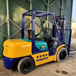 Komatsu a utilisé des chariots élévateurs 3 tonnes de camion de moteur diesel Japon a utilisé des machines de vente au détail de livraison rapide - Product Image 2